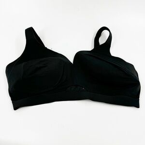 ✅ CACIQUE BLACK LIGHTLY LINED NO WIRE BRA‎ SIZE 42F